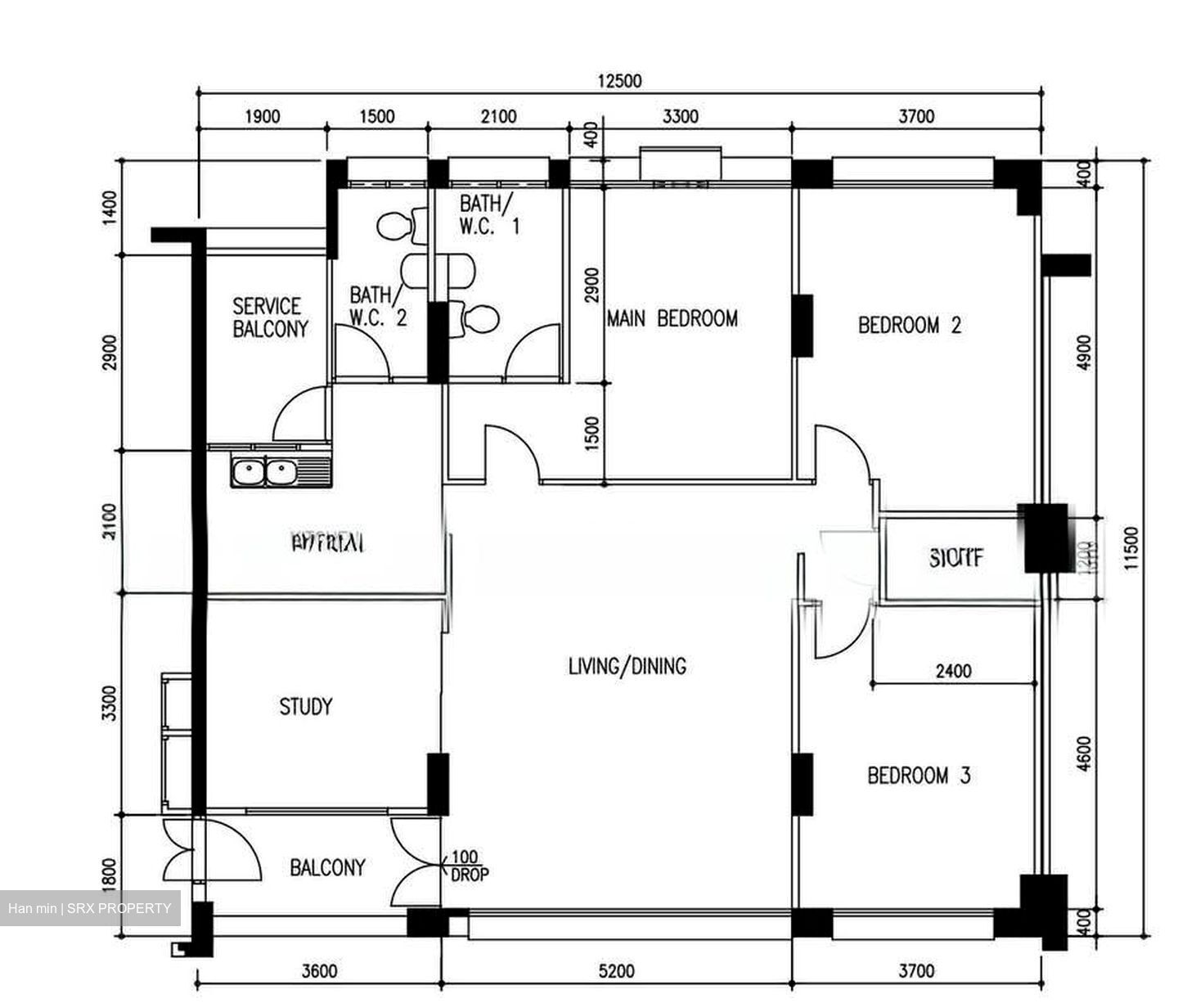 Blk 870 Woodlands Street 81 (Woodlands), HDB 5 Rooms #589848721